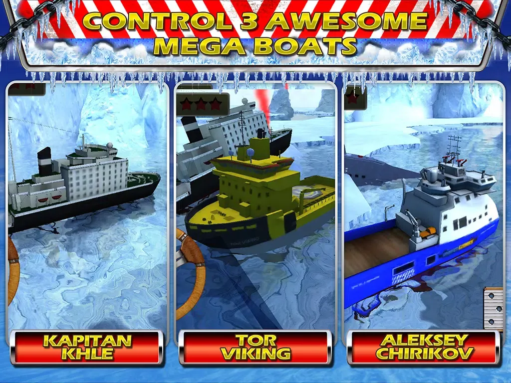 Ice-Breaker Boat Parking and Driving Ship Game of 3D Sea Rescue Missions iPad  Screenshots