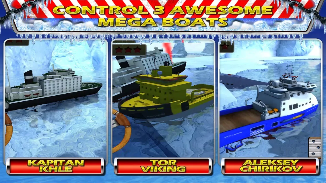 Ice-Breaker Boat Parking and Driving Ship Game of 3D Sea Rescue Missions Screenshots