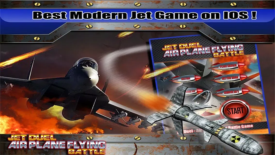 Jet Duel - AirPlane Flying Battle : Free 스크린샷