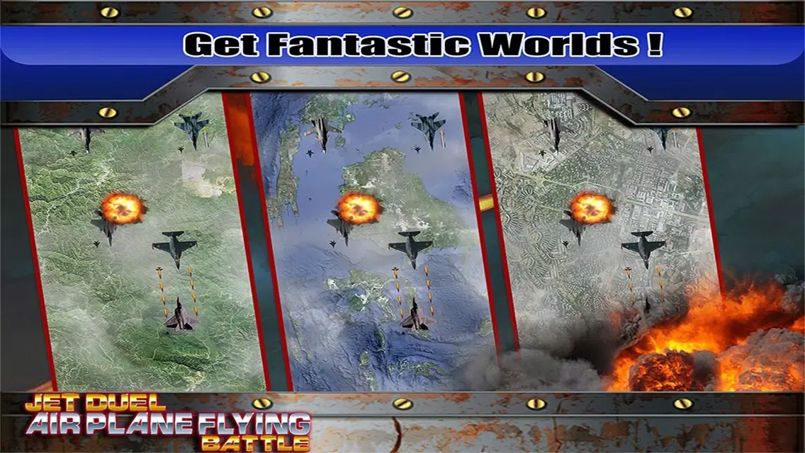 Jet Duel - AirPlane Flying Battle : Free 스크린샷