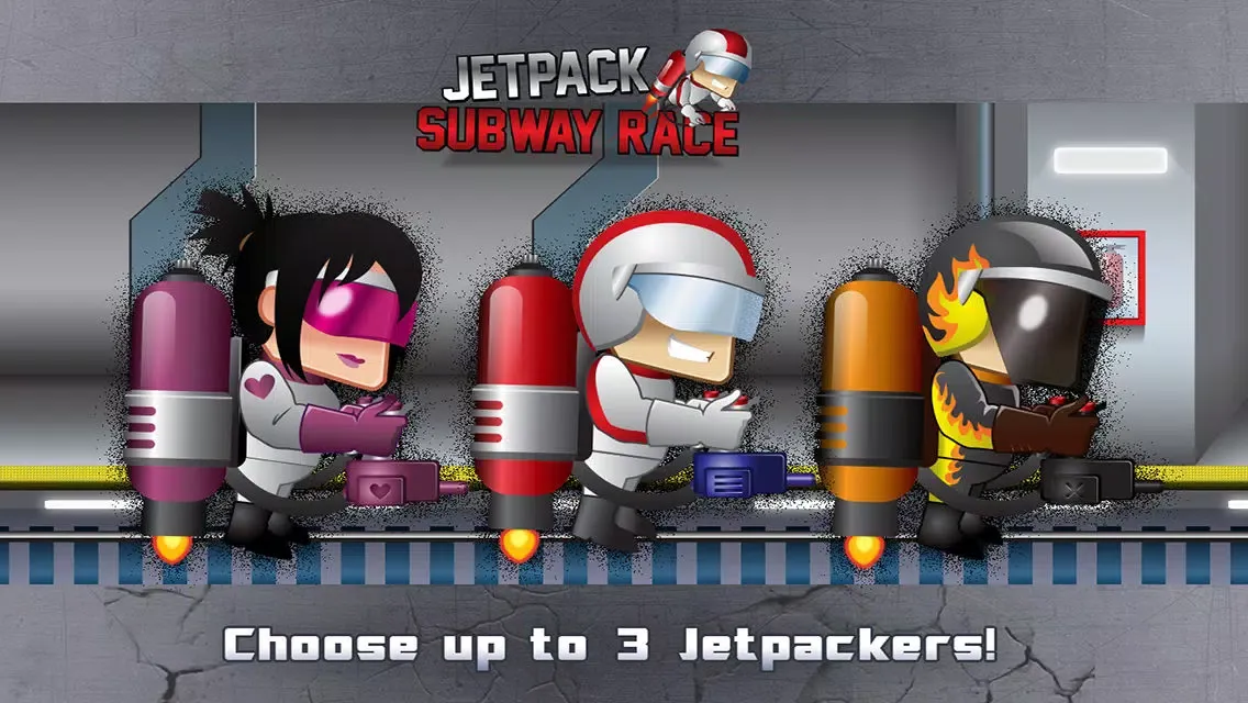 Tangkapan layar Jetpack Subway Fighter - Special Agent Endless Run Game