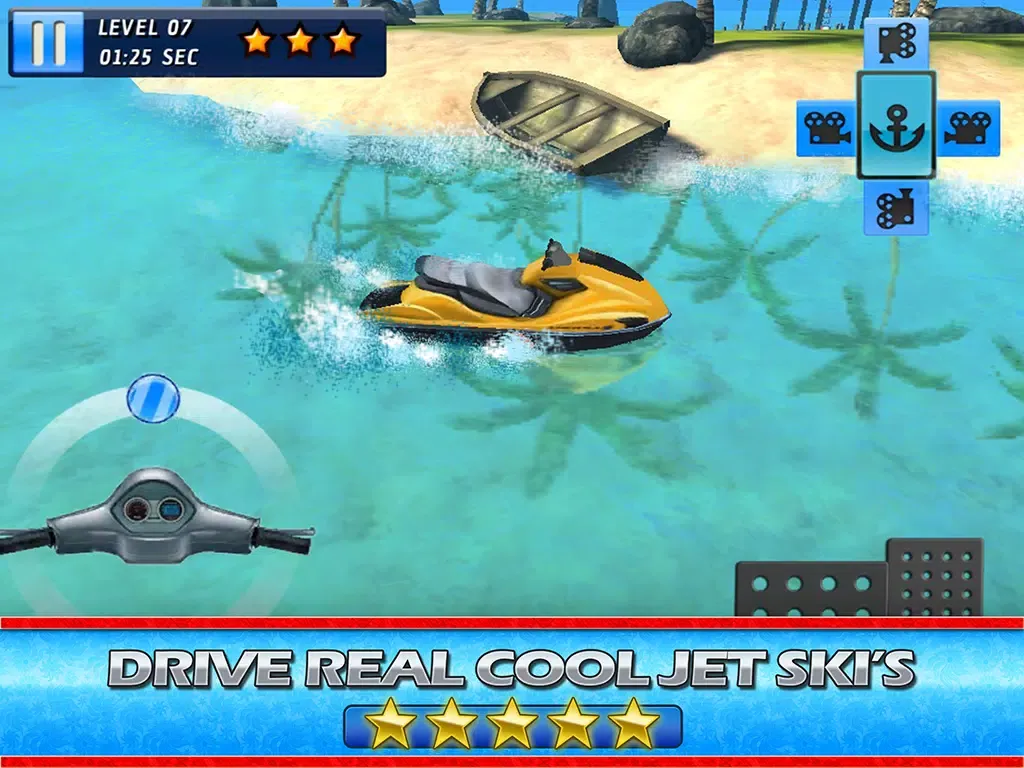 JetSki Water Sports Bike Skill Racing Ride 3D Parking Race Game iPad  स्क्रीनशॉट