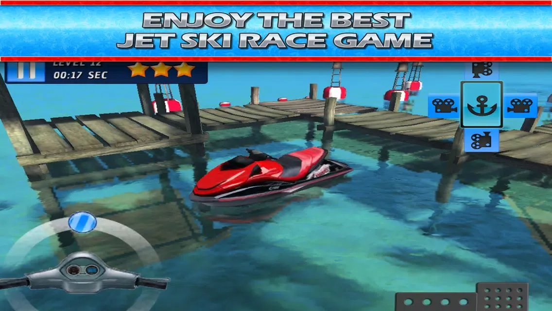 JetSki Water Sports Bike Skill Racing Ride 3D Parking Race Game स्क्रीनशॉट