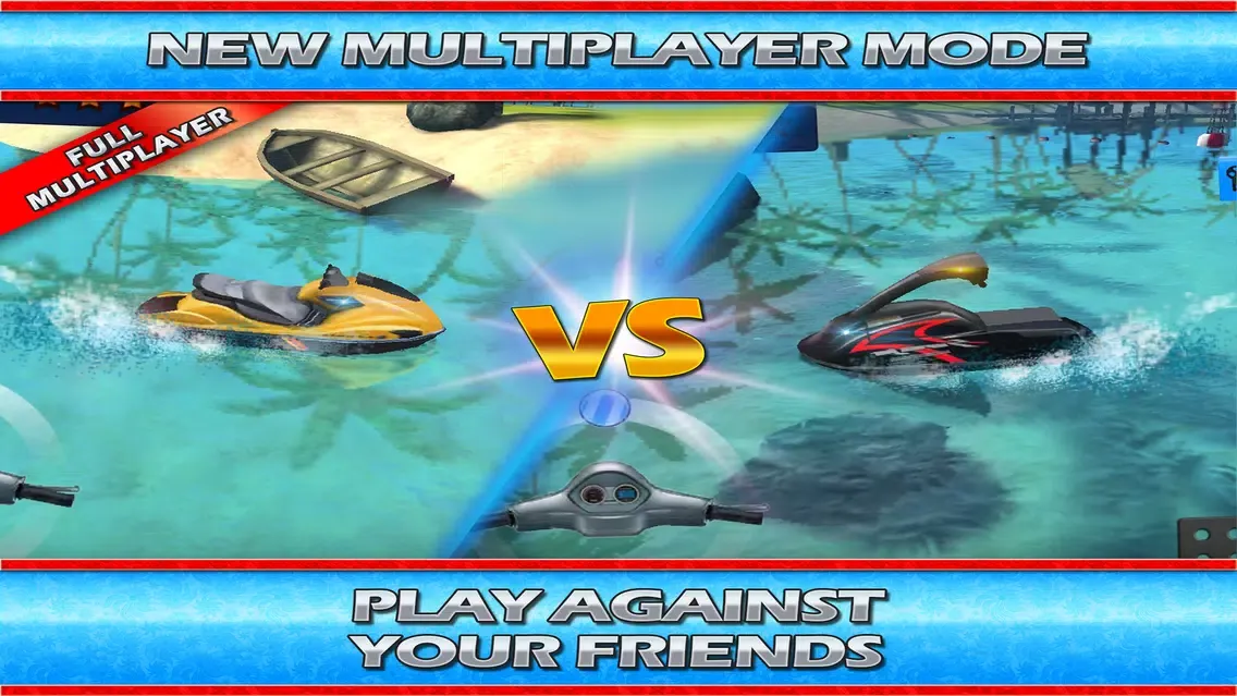 JetSki Water Sports Bike Skill Racing Ride 3D Parking Race Game स्क्रीनशॉट