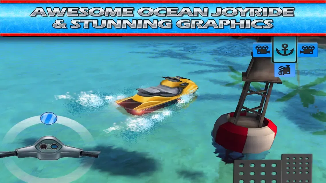 JetSki Water Sports Bike Skill Racing Ride 3D Parking Race Game स्क्रीनशॉट