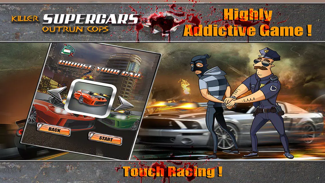 صور Killer Supercars Outlaws Outrun Cops : Fast Chase & Race Rally