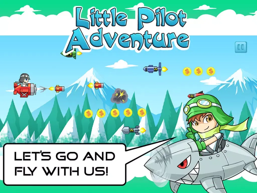 Little Limbo Pilot Adventure - Shark airplane Skies battle iPad  স্ক্রিনশট