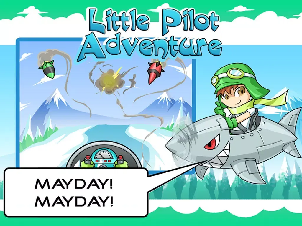 Little Limbo Pilot Adventure - Shark airplane Skies battle iPad  স্ক্রিনশট