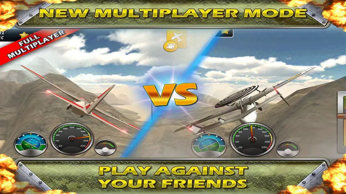 Fly to Park Xtreme Army Airplane Low Flying,landing & Parking Simulator Ekran Görüntüleri