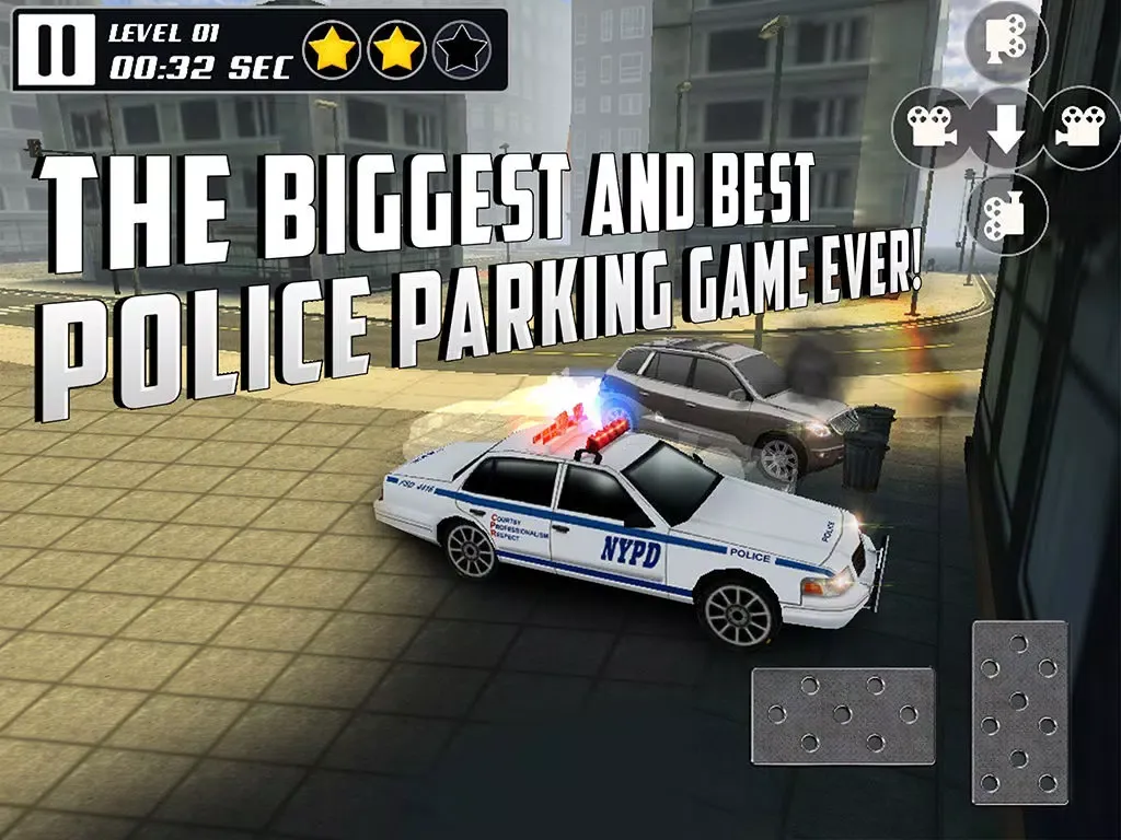 Security Task Force Parking 3D Simulator iPad  स्क्रीनशॉट