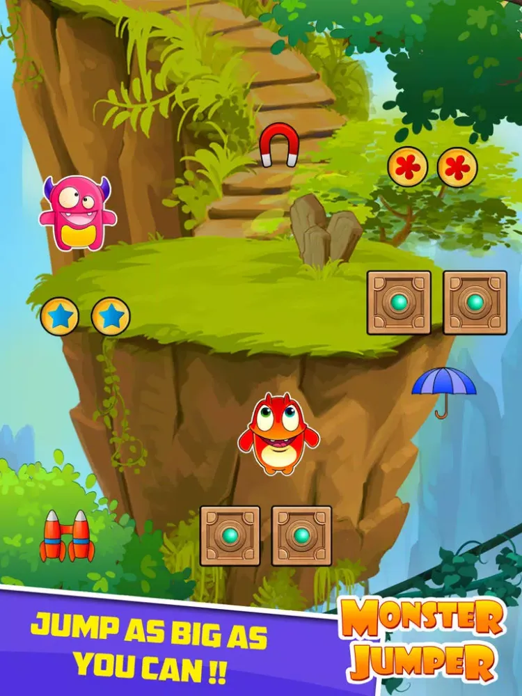 Capturas de pantalla de Monster Jump : Pro Jumping Game iPad 