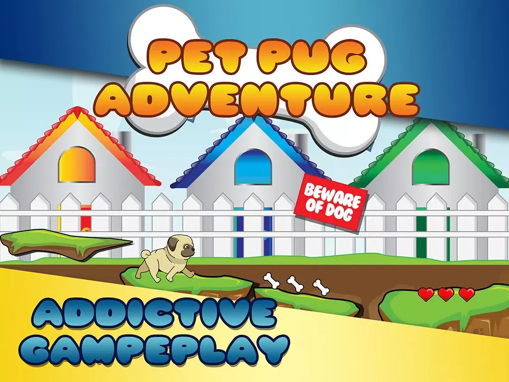 Captures d'écran de My Pet Pug Puppy Amazing Trip : Free iPad 