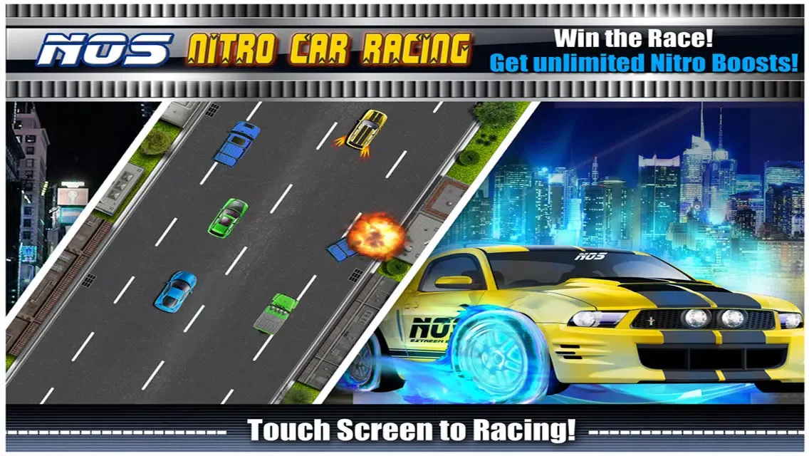 Capturas de pantalla de NOS for Airborne Speed FREE - Nitro Muscle Car infinite Race game