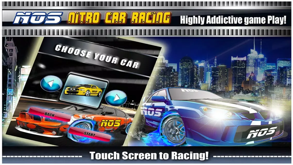 Capturas de pantalla de NOS for Airborne Speed FREE - Nitro Muscle Car infinite Race game