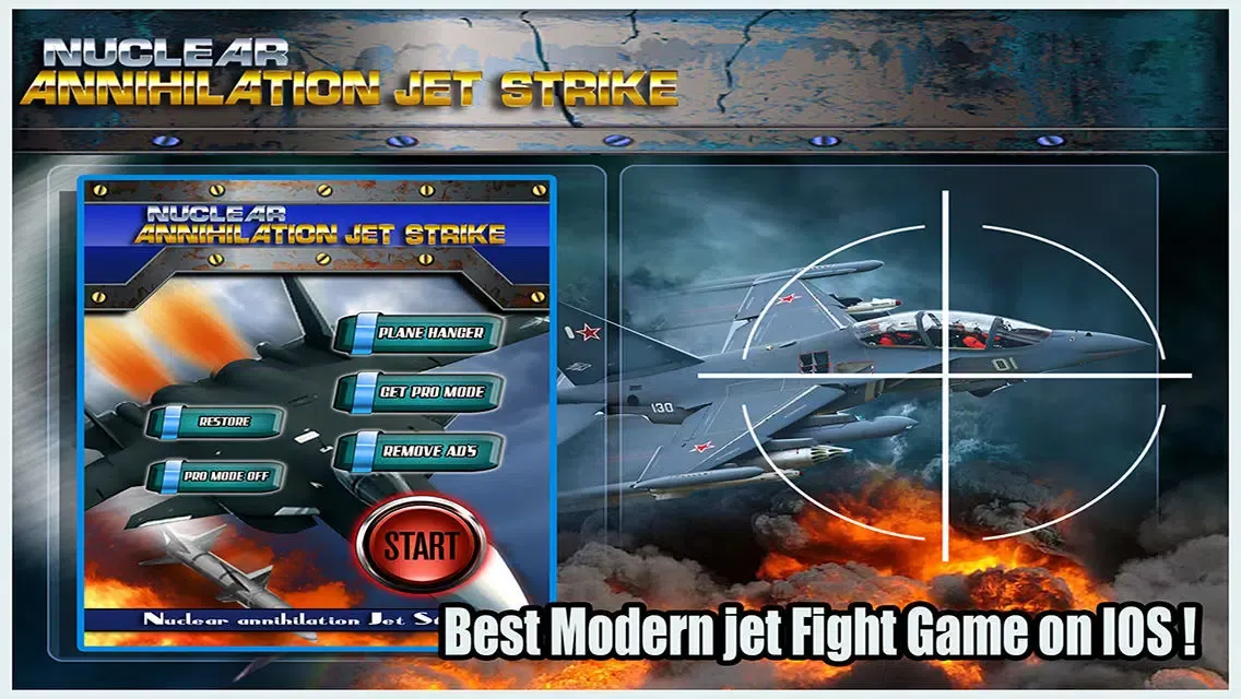 Nuclear Annihilation Jet fighters Strike Free スクリーンショット