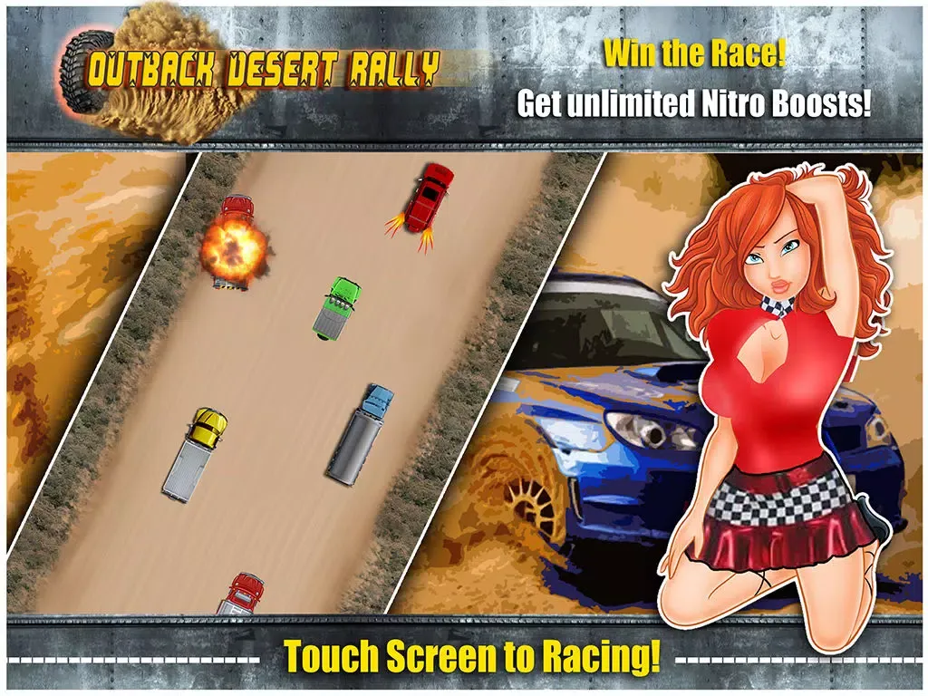 Outback Desert Rally FREE: Motorhead offroad Racing Champion iPad  স্ক্রিনশট
