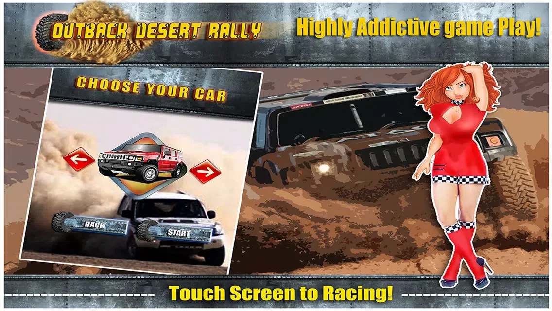 Outback Desert Rally FREE: Motorhead offroad Racing Champion স্ক্রিনশট