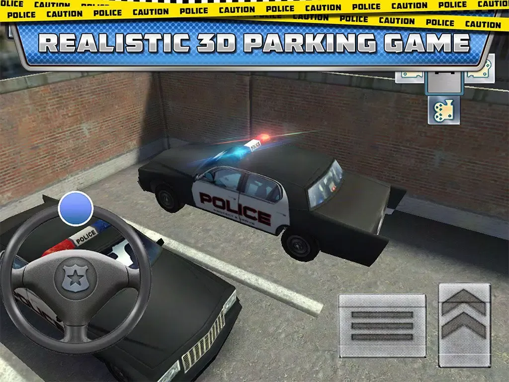 911 Highway Traffic Police Car Drive & Smash 3D Parking Simulator game iPad 应用截图