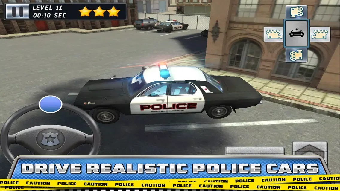 911 Highway Traffic Police Car Drive & Smash 3D Parking Simulator game应用截图