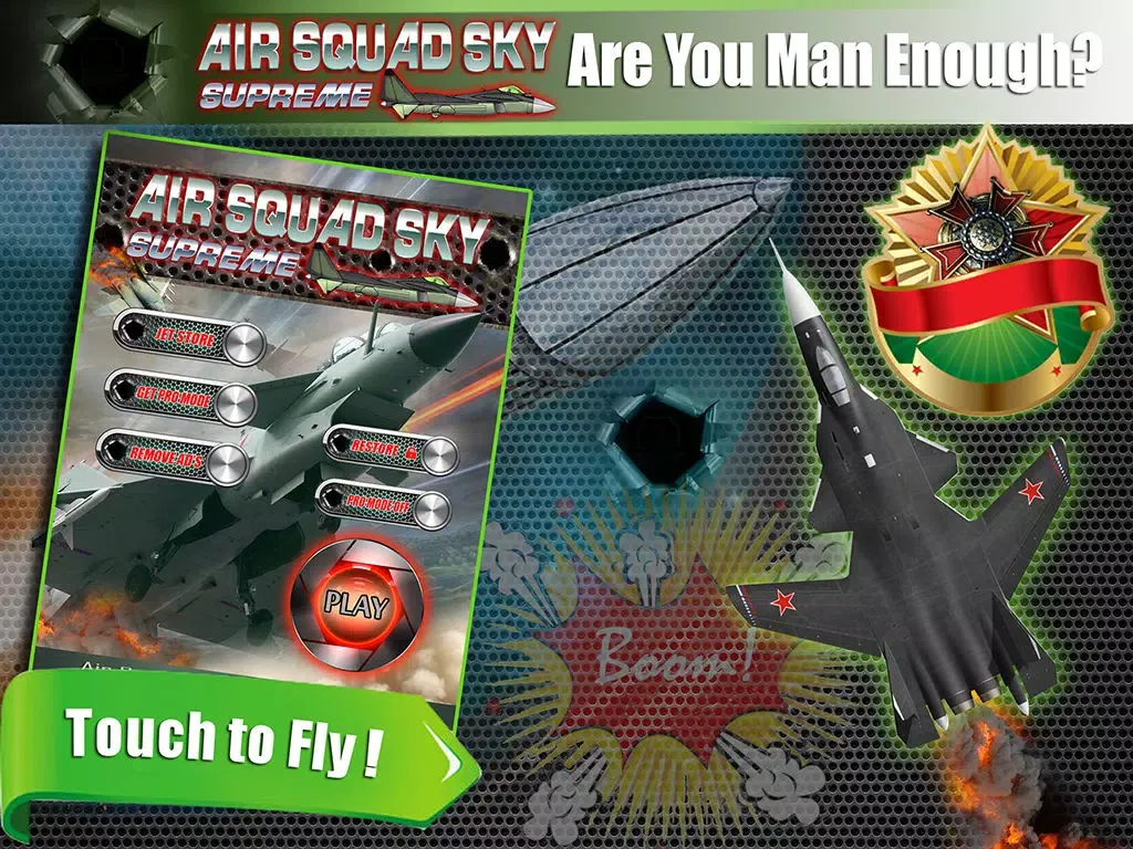Screenshot di Renegade Air Squad Supreme Jet Fighter : FREE After burner burn out in the sky iPad 