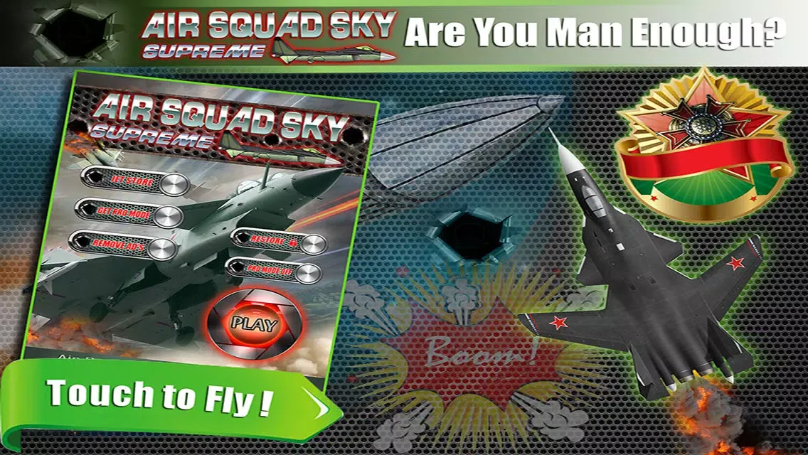 Screenshot di Renegade Air Squad Supreme Jet Fighter : FREE After burner burn out in the sky