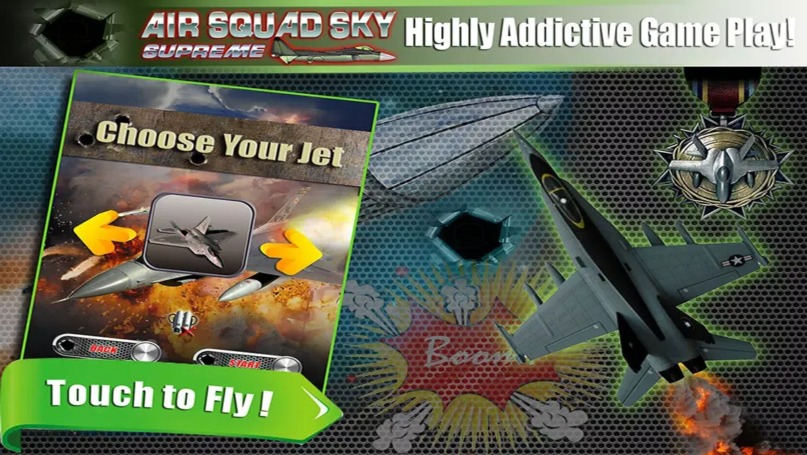 Screenshot di Renegade Air Squad Supreme Jet Fighter : FREE After burner burn out in the sky
