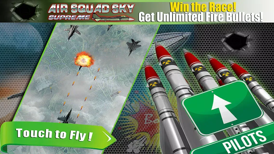 Screenshot di Renegade Air Squad Supreme Jet Fighter : FREE After burner burn out in the sky