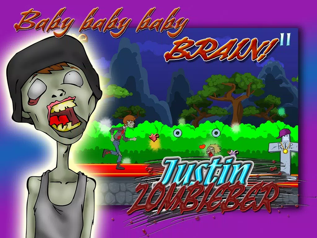 Capturas de tela do Justin Zombie iPad 