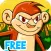 Smily Monkeys on the Run Free : Animal Jungle Running game