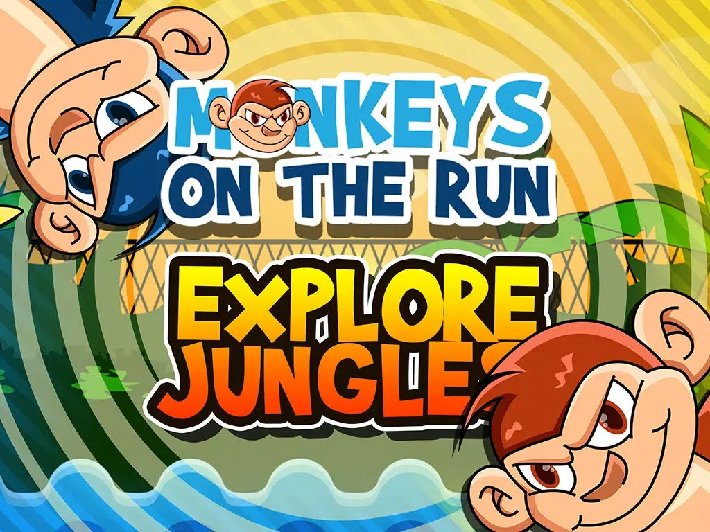 صور Smily Monkeys on the Run Free : Animal Jungle Running game iPad 