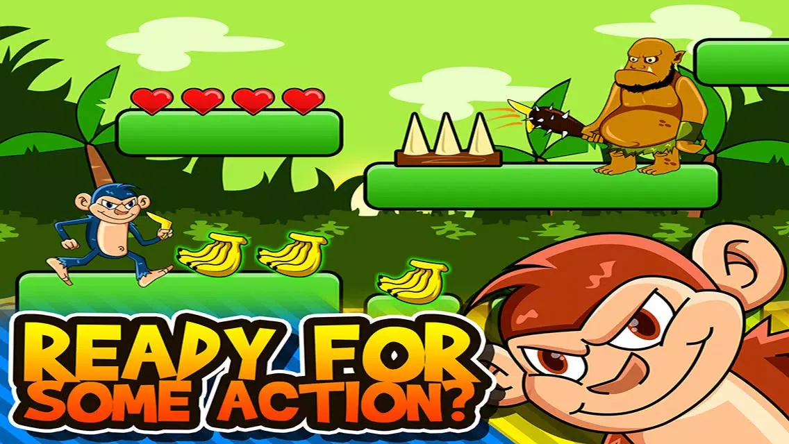 صور Smily Monkeys on the Run Free : Animal Jungle Running game