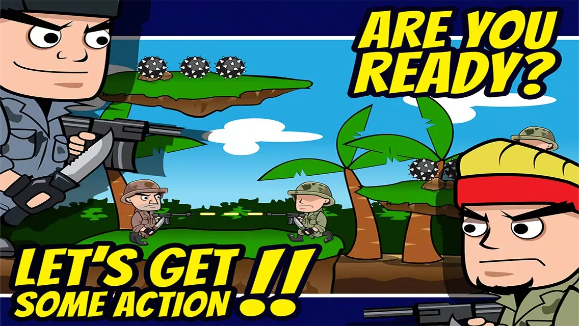 Soldier at War Free: Awesome Jungle Battle سکرین شاٹس