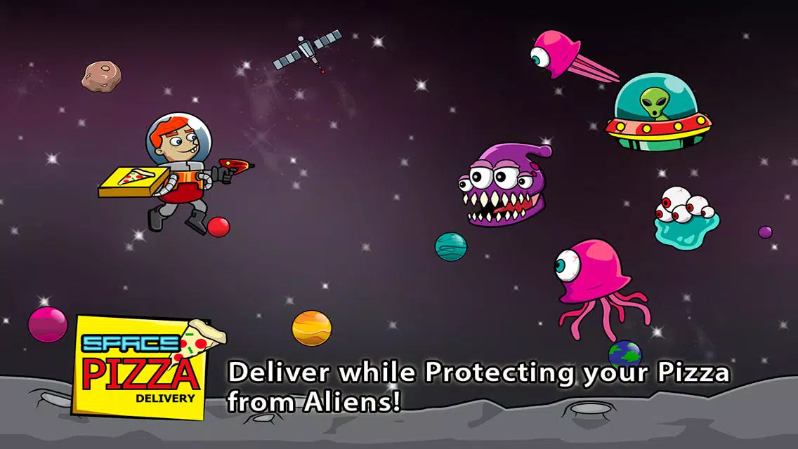 space Pizza Delivery Man Free : Lone Star nimble flight order应用截图