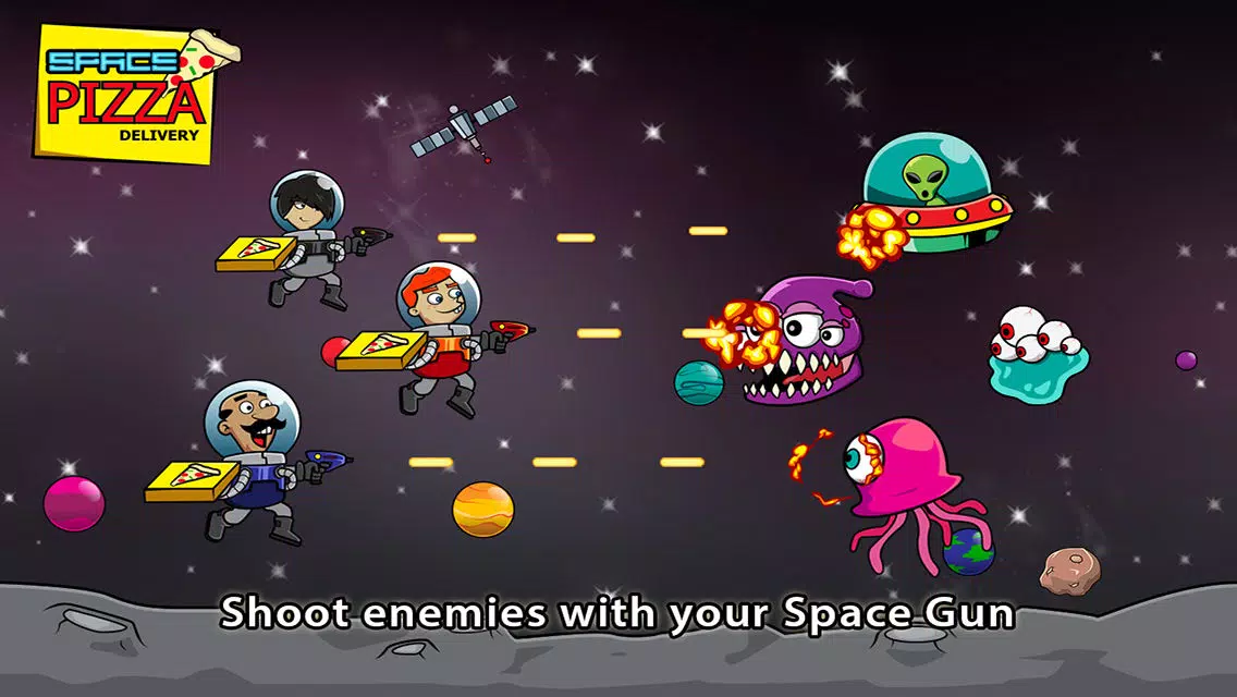 space Pizza Delivery Man Free : Lone Star nimble flight order应用截图