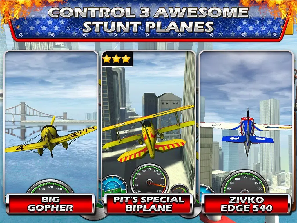 Stunt Plane Parking Master iPad  Screenshots