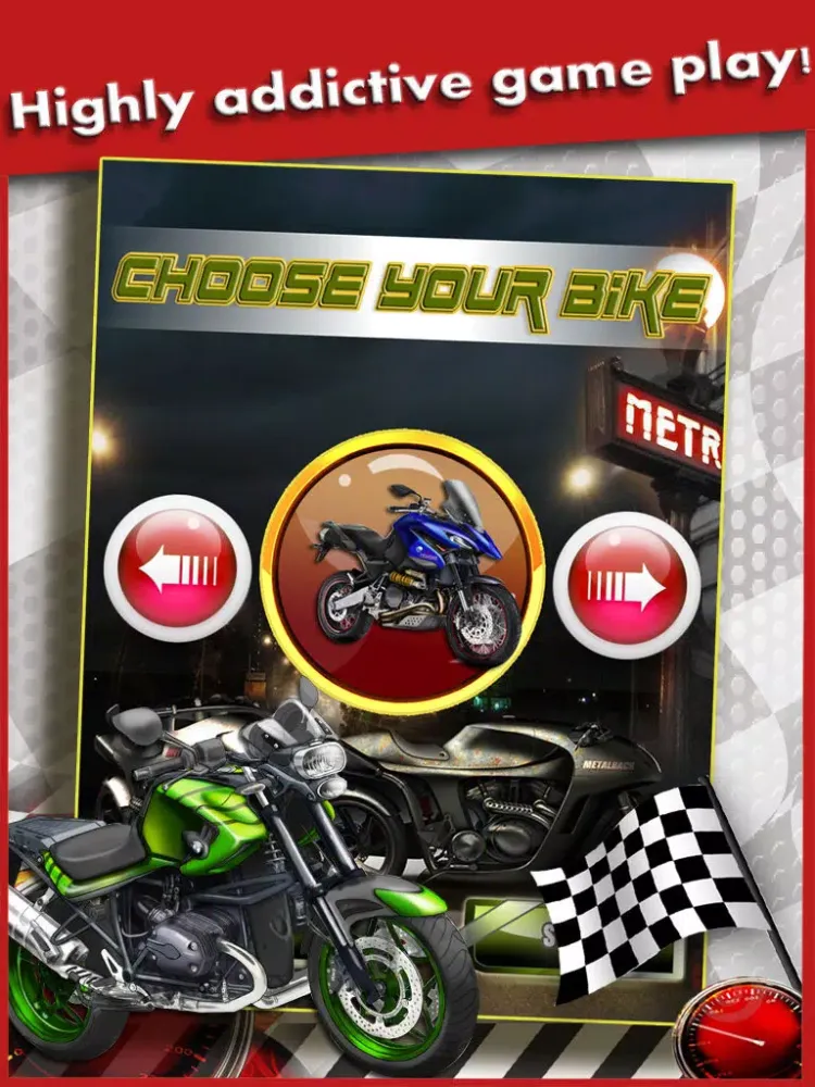 Tangkapan layar SuperBike Hot Asphalt Racing Games : Really Free High Speed Bike Race Game For Boys iPad 