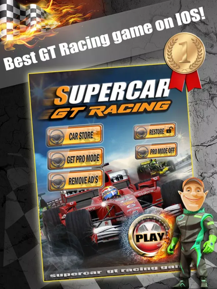 ภาพหน้าจอของ Supercars GT Formula Racing : Drive Top Speed Real Race Cars - PRO iPad 
