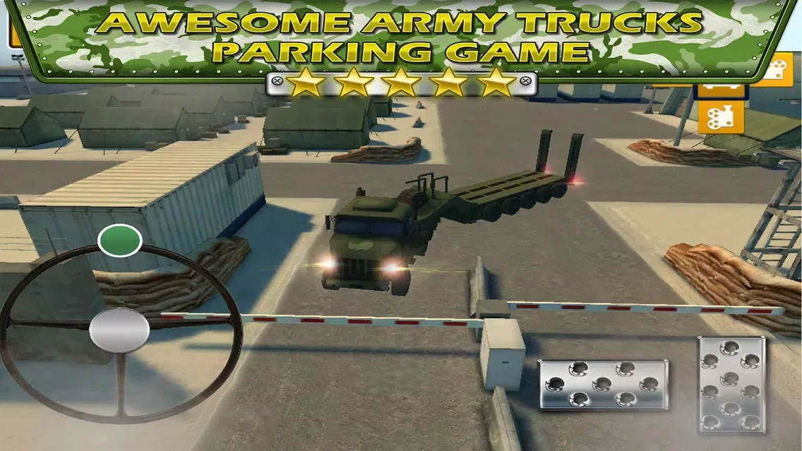 صور Tank Parking Blitz Race with Heavy Army Trucks, Missile launcher and Tanks