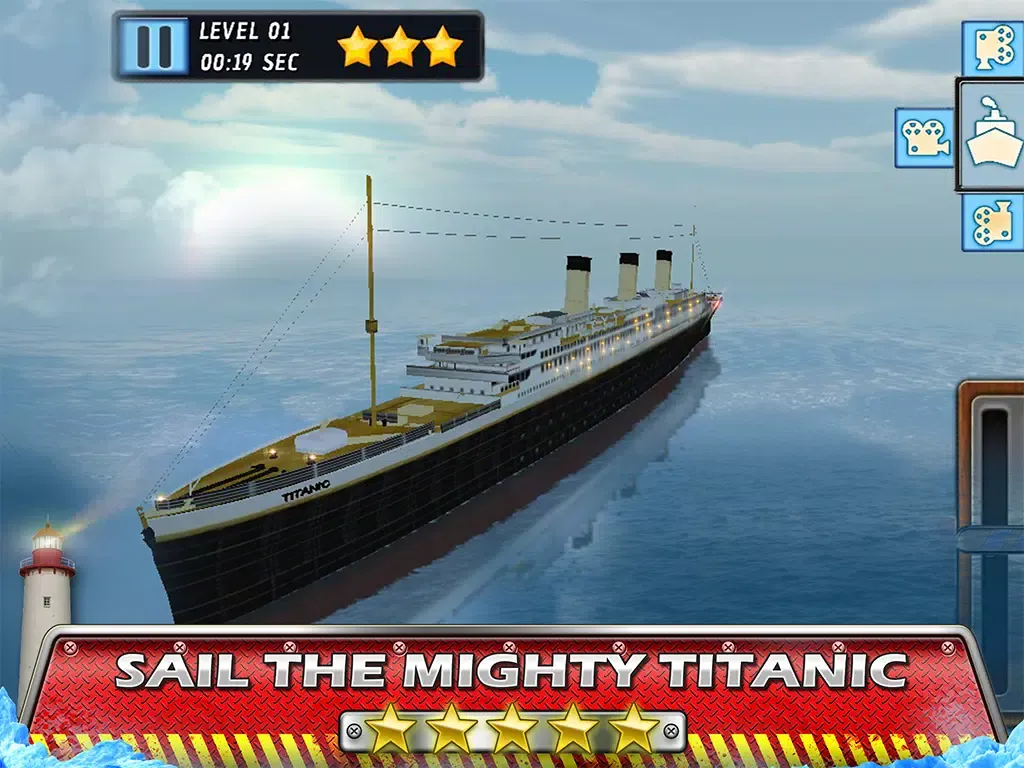 صور Titanic Iceberg Escape Historical Ship Parking 3D Drive Game iPad 