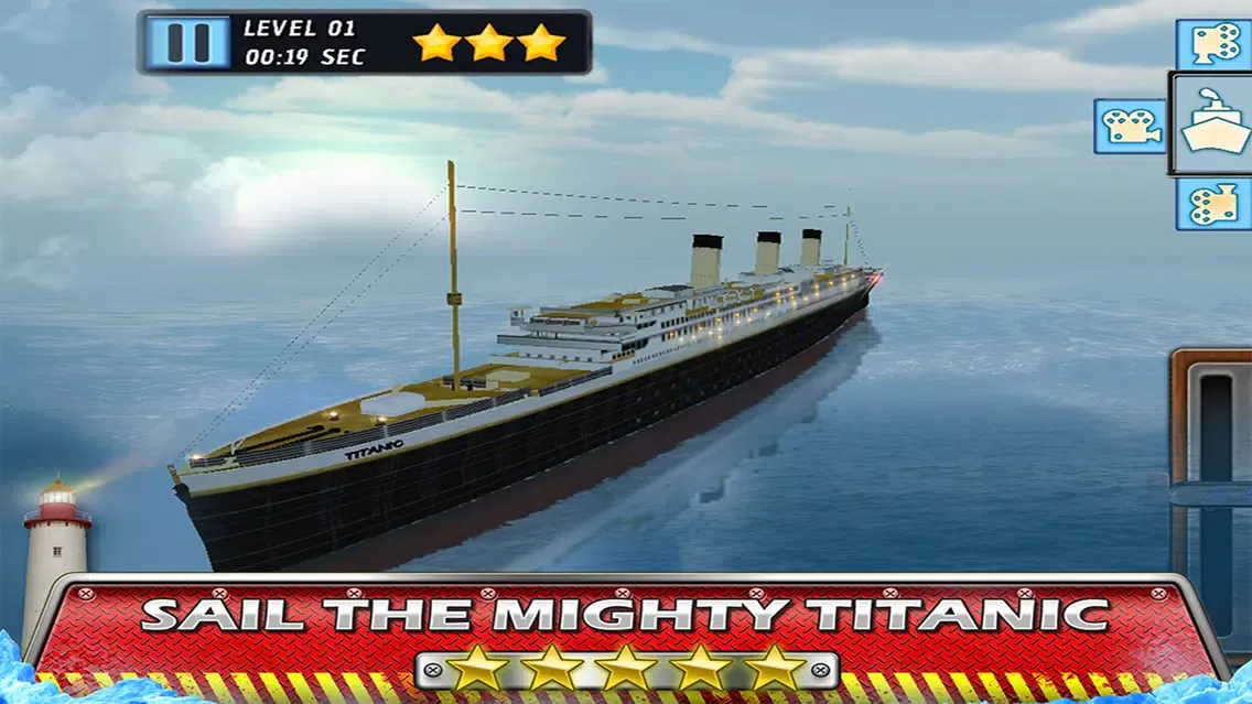 صور Titanic Iceberg Escape Historical Ship Parking 3D Drive Game