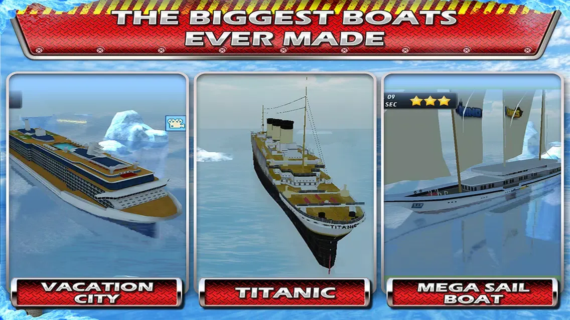 صور Titanic Iceberg Escape Historical Ship Parking 3D Drive Game