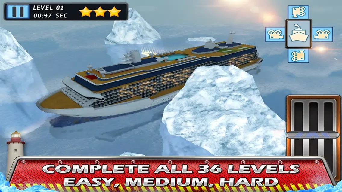 صور Titanic Iceberg Escape Historical Ship Parking 3D Drive Game