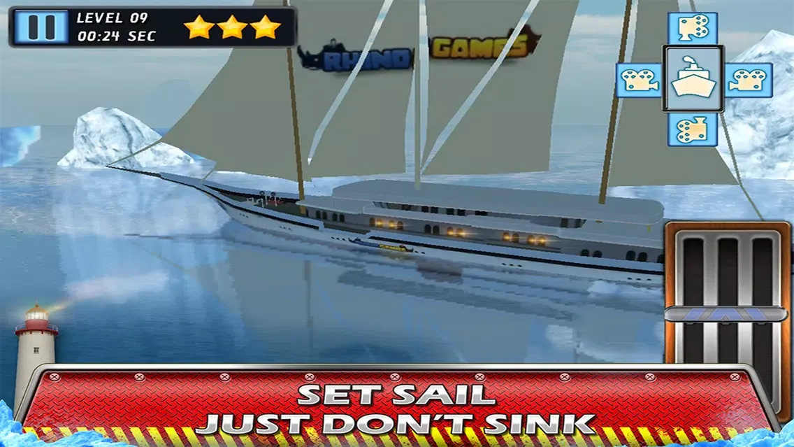 صور Titanic Iceberg Escape Historical Ship Parking 3D Drive Game