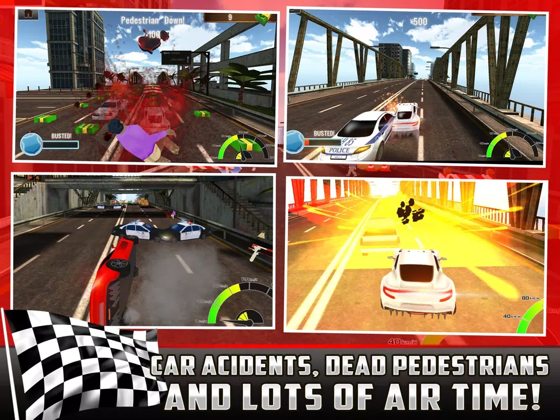 Скриншоты Reckless Traffic Getaway Chase Race iPad 