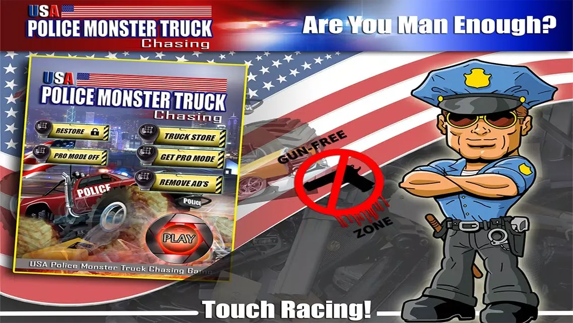 Скриншоты USA Monster Police Truck : Crime Crush Racing Games