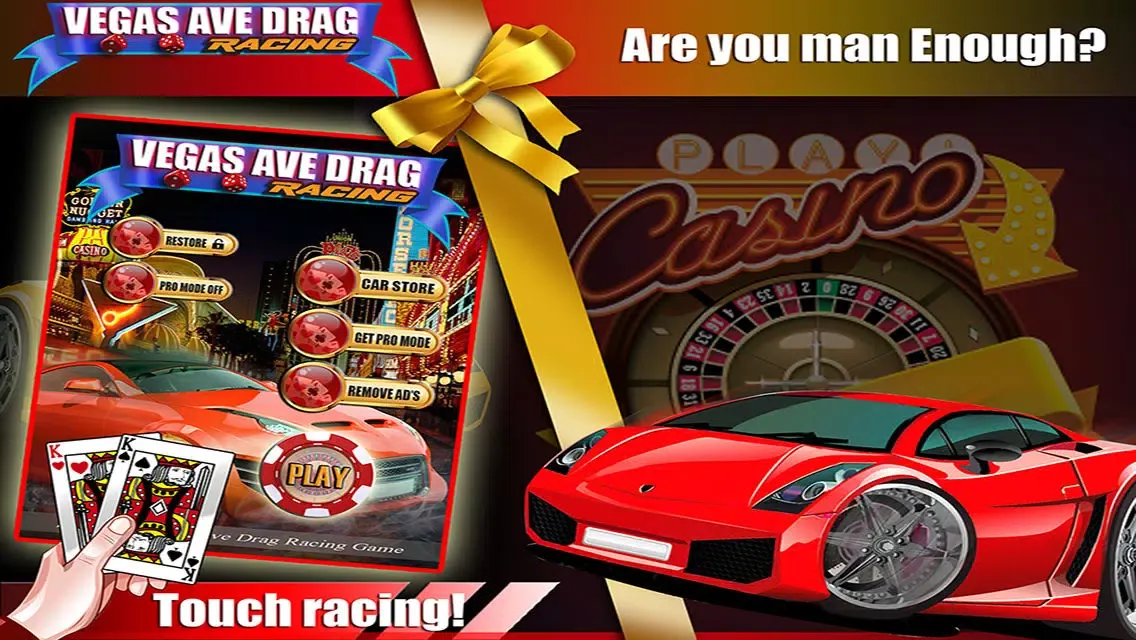 Las Vegas Strip Drag Race for Money PRO: Play your cards right to win the hot car race应用截图