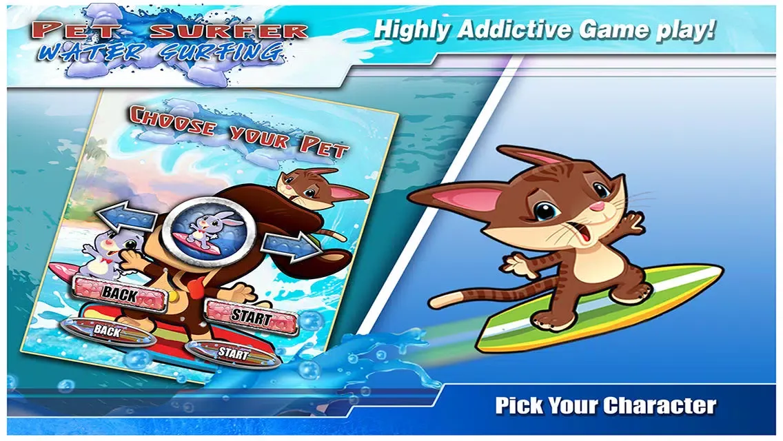 Where's the Bst Riptide ? Free : My Pet Puppy Water Surfing Race Screenshots