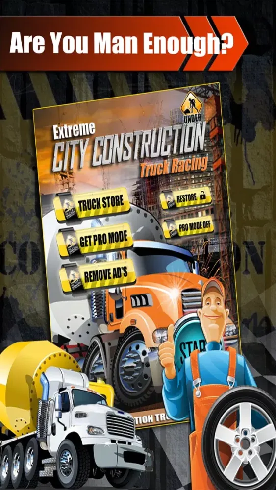 Capturas de pantalla de New York City Construction VT Trucker Racing : Drive Big Cement, Crane & Bulldozer Trucks and beat NY City Traffic Jam - Full