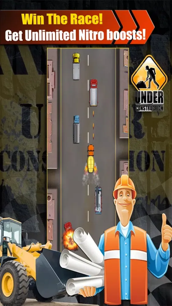 Capturas de pantalla de New York City Construction VT Trucker Racing : Drive Big Cement, Crane & Bulldozer Trucks and beat NY City Traffic Jam - Full