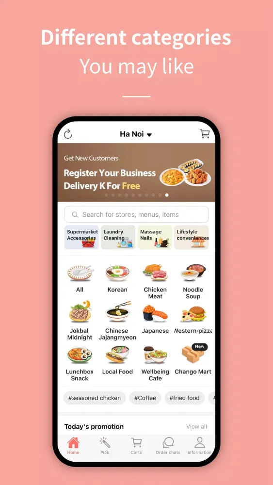 DELIVERY K : Food delivery 스크린샷